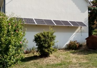 Installation de 4 modules solaire